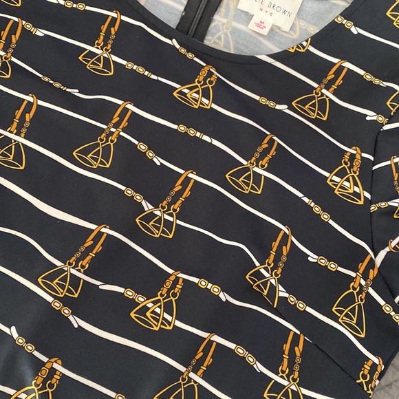 Julie Brown NYC - Sz Medium (8-10) long sleeve knee length dress - Picture 2 of 8